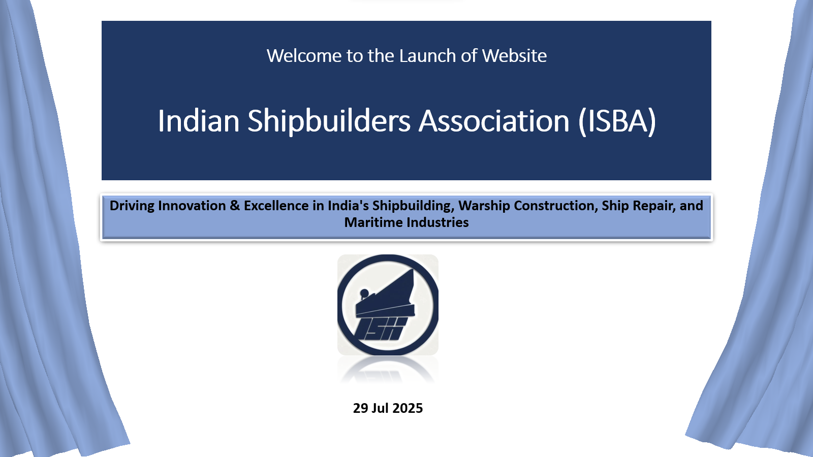 CMDE PR HARI IN(RETD.), cmd, GRSE & PRESIDENT (ISBA) LAUNCHED THE OFFICIAL WEBSITE OF INDIAN SHIPBUILDERS ASSOCIATION (ISBA) DURING THE 113TH ISBA BOARD MEETING - Thumbnail